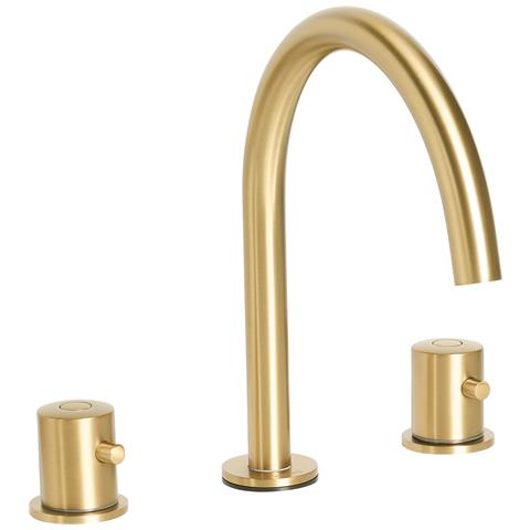 Rubinetteria Per Lavabo Pilcomayo Ottone Oro - Foto 2