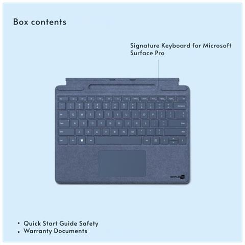 Tastiera Originale Surface Pro X 8 9 Layout Francese Azerty Fr - Foto 5