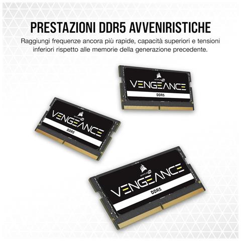 Vengeance Ddr5 48gb (2x24gb) Sodimm Xmp 3.0 Memoria Banco Modulo Ram - Foto 2