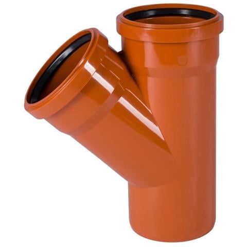Derivazione Tubo Kg Dn 110 A 45 Gradi Per Scarico Fognario - Foto 1