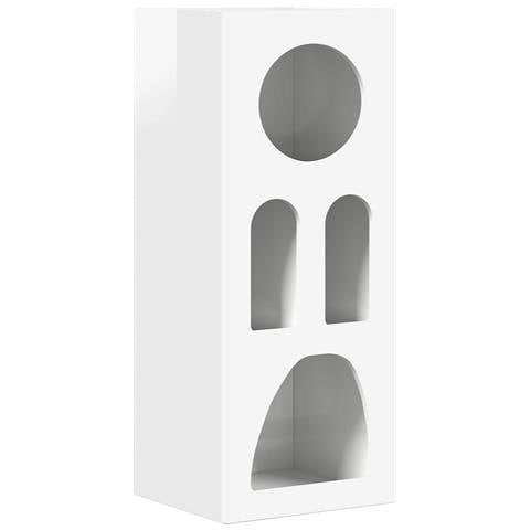 Credenza Bianco Lucido 40 x 35 x 100.5 cm Legno multistrato - Foto 1