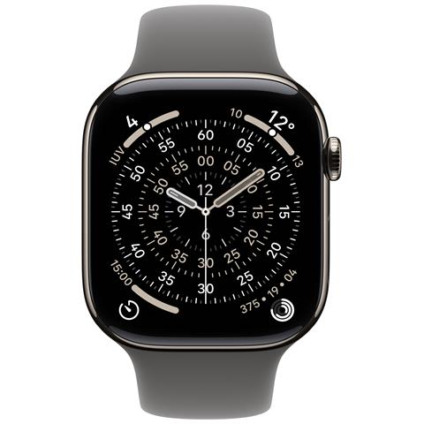 Watch Series 11 GPS + Cellular 42mm Cassa Titanio con Band Grigio Pietra - S /M - Foto 2