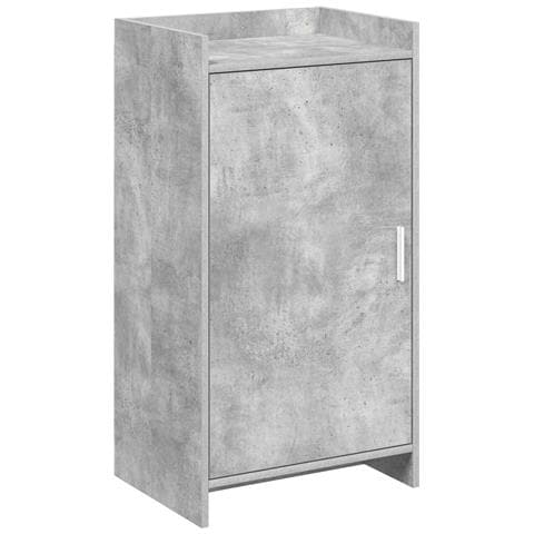 Mobile per scarpe con porta Grigio Cemento 48 x 36 x 92 cm - Foto 1