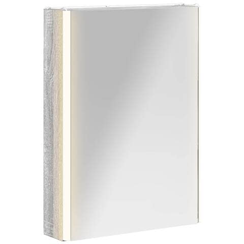 Mobiletto per specchio da bagno Grigio Sonoma - Foto 1