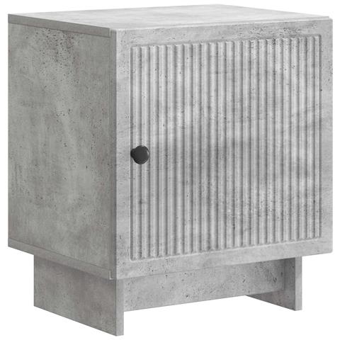 Armadio da Notte Grigio Cemento 43 x 34,5 x 50 cm - Foto 1