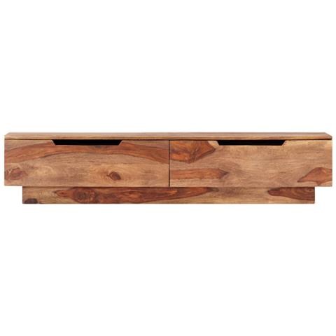 Mobile Porta TV 145x30x30 cm in Legno Massello - Foto 2