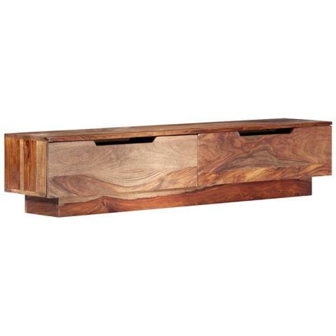 Mobile Porta TV 145x30x30 cm in Legno Massello - Foto 9