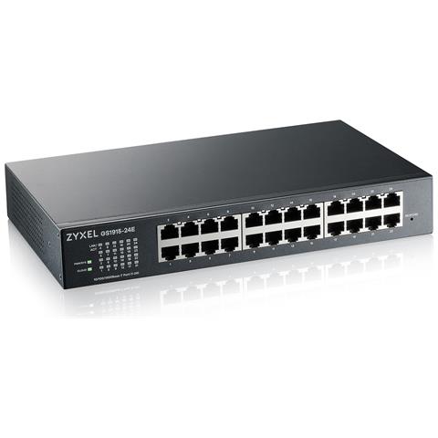 GS1915-24E Gestito L2 Gigabit Ethernet (10/100/1000) 1U Nero - Foto 1