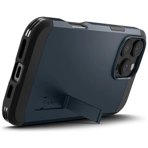 Custodia Con Supporto Per Iphone 16 Pro Max - Grigio Scuro - Foto 3