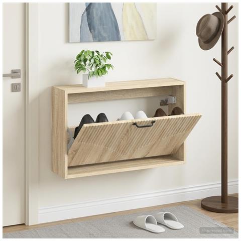 Mobiletto per Scarpe da Muro HOORN 71 x 17 x 43 cm - Foto 2