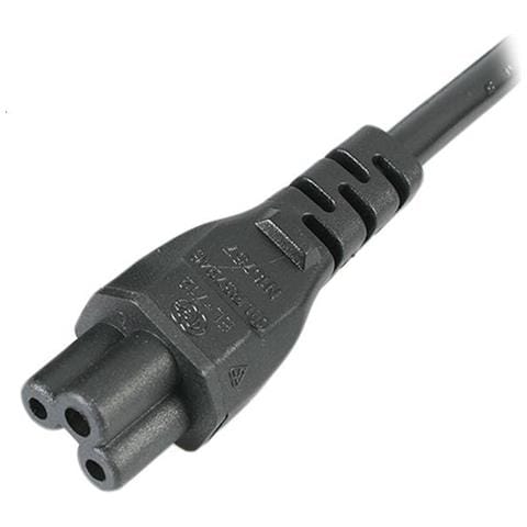 Cavo di alimentazione standard BS-1363 a IEC320 C5 - Cavo di Rete spina inglese BS-1363 a IEC320 c5 - femmina / maschio da 2m - Foto 3