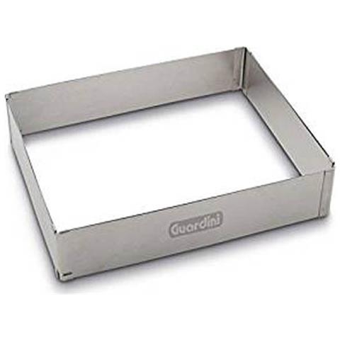 Anelle per torte rettangolare regolabile da 27 a 52cm acciaio inox - Foto 1