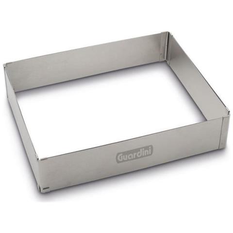 Anelle per torte rettangolare regolabile da 27 a 52cm acciaio inox - Foto 2