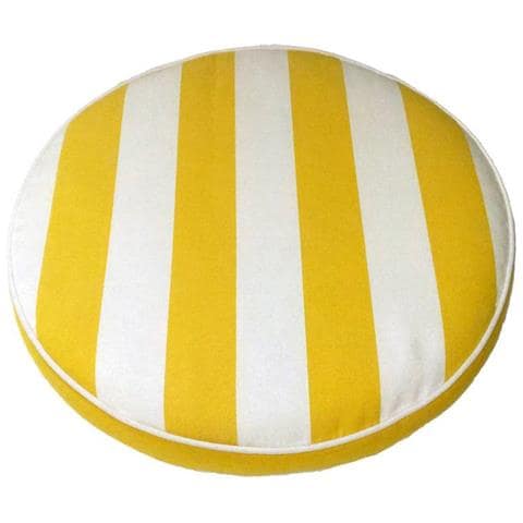 Cuscino Seduta Ø 40 Rigato Giallo 9192c Rg - Foto 1