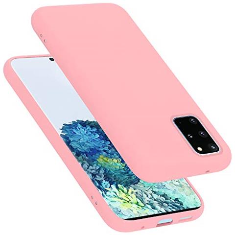 Custodia Compatibile Con Samsung Galaxy S20 Plus In Liquid Rosa - Coperchio Protettivo In Silicone Tpu Flessibile - Foto 1