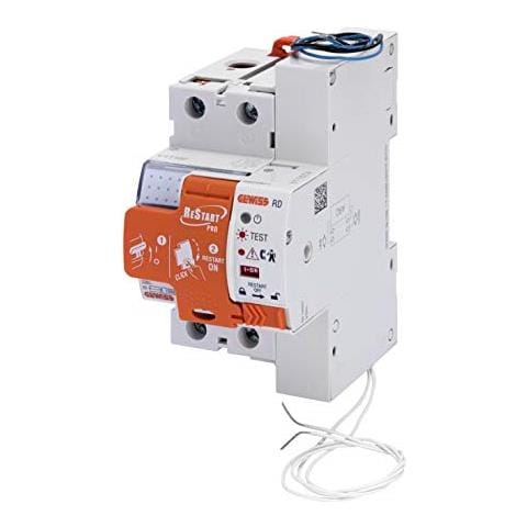Certamente Gwd4817p Riavvio Rd Pro, 2 Poli, Accoppiato Truffa Differenziali Puro Idp, 25 Un Tipo A Idn = 0,03 A 230 V, 3 Moduli En 50022 - Foto 1