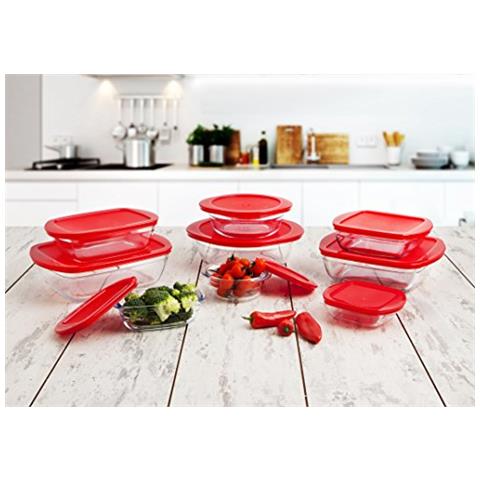 Cook & Store - contenitore Rotondo 1,0 Litro Rosso - Foto 2