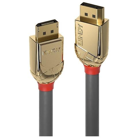 Cavo DisplayPort 1.4 per Installazioni Professionali e Ambienti Critici da 3 Metri Colore Oro - Foto 9
