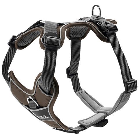 Imbracatura Per Cani Divo 52-68 Cm Marrone Taglia S /m - Foto 1