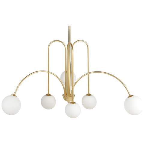 Lampadario Forbes Metallo Oro - Foto 2