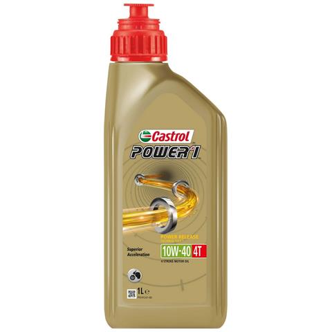 Olio Lubrificante Motore Moto 4t Power 1 10w40 1l Semisintetico - Foto 1