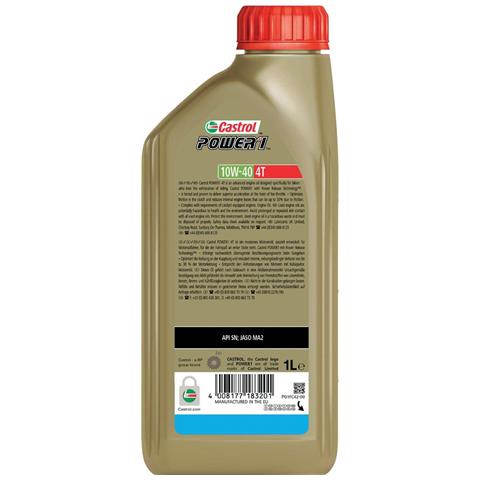 Olio Lubrificante Motore Moto 4t Power 1 10w40 1l Semisintetico - Foto 2