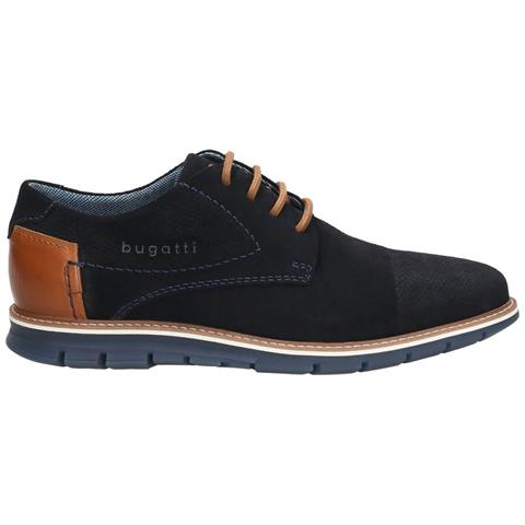 Simone Sneakers Pelle Scamosciata /nabuk Scarpe Uomo Blu Eu 42, 331-9711k-1400-4100 - Foto 2