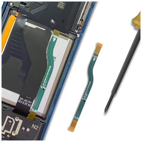 Connettore Galaxy A51 Parte Originale, Blu - Foto 2