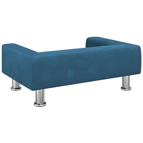 Divano per Bambini Blu 70x45x26,5 cm in Velluto - Foto 7