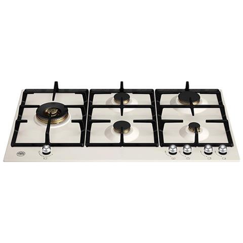 Piano Cottura P905LHERAX a Gas 5 Zone Cottura da 60 cm Colore Bianco - Foto 1