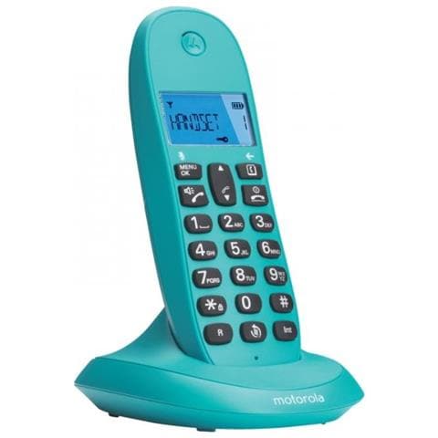 C1001 Telefono DECT Identificatore di chiamata Turchese - Foto 1