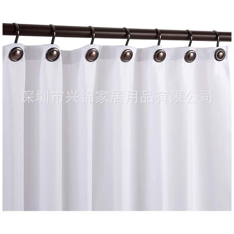 Set Di 12 Ganci Per Tenda Da Bagno Neri Black - Foto 1