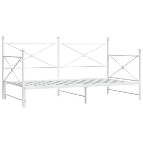 Divano Letto Estraibile senza Materasso 100x190 cm in Acciaio - Foto 2