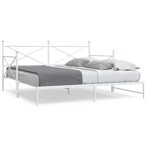 Divano Letto Estraibile senza Materasso 100x190 cm in Acciaio - Foto 1