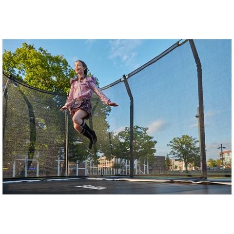Premium Black Edition Rettangolare Molla elicoidale Trampolino fuori terra - Foto 7