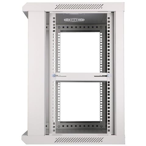 Extralink Armadio per montaggio su rack 12U 600x600 Grigio montaggio a parete, Da parete, 12U, 60 kg, Lucchetti, Griglie, Grigio - Foto 7