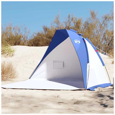 Tenda da Spiaggia Blu Azzurro 268x223x125 cm in Poliestere 185T - Foto 2
