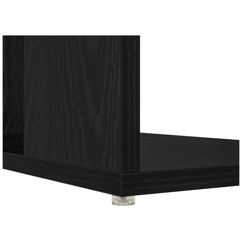 Scrivania Computer Rovere Nero Rovere Nero MDF Media - Foto 9