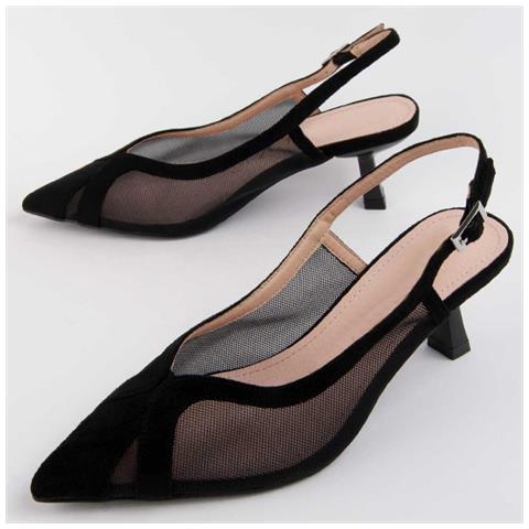 Scarpa Con Tacco Carola5 Nero. - Foto 1