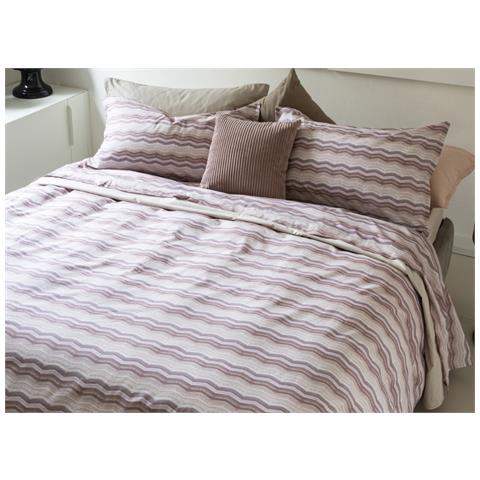 Trapunta Letto Doubleface Modello Les Uniques Dis. 2514 Singolo Viola 138 - Foto 1