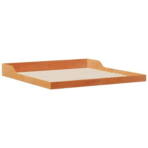 Struttura del letto Cera marrone 180 x 220 cm - Foto 1