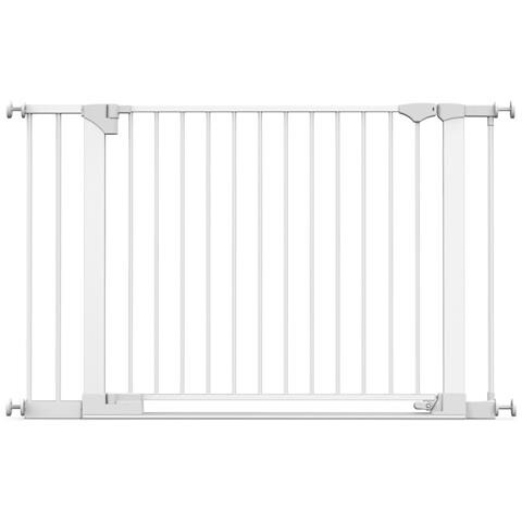 Safetots Cancelletto Safestep, Bianco, 117cm - 124cm, Passaggio Extra Basso, Apertura Extra Larga Di 81cm - Foto 1