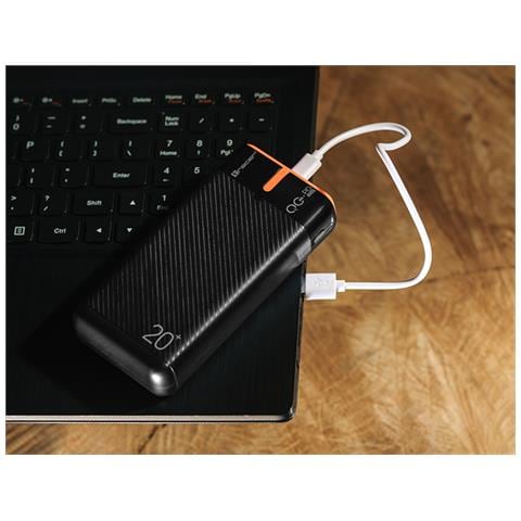 EnerGen 20000 mAh Nero, Arancione - Foto 2