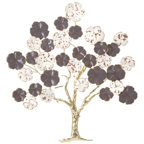 Decorazione In Metallo 3d Albero 6-multicolore-metallo-73,7x5x80 Cm - Foto 1