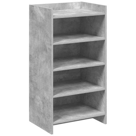 Mobile per scarpe Grigio Cemento 48 x 36 x 92 cm - Foto 1