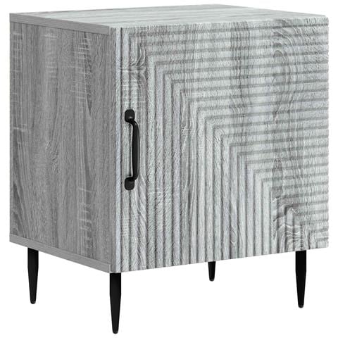 Armadio da Notte Grigio Sonoma 43 x 34,5 x 50 cm - Foto 1