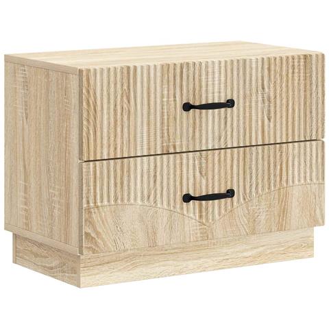 Armadio da Notte con cassetto Rovere Sonoma 62 x 34,5 x 44,5 cm - Foto 1