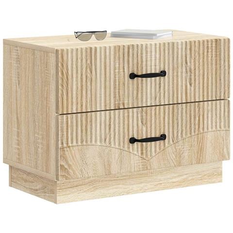 Armadio da Notte con cassetto Rovere Sonoma 62 x 34,5 x 44,5 cm - Foto 2