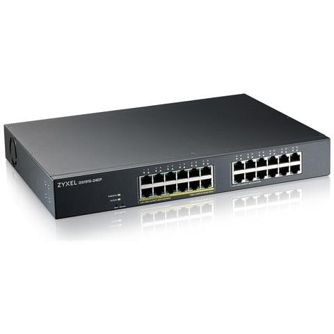 GS1915-24EP Gestito L2 Gigabit Ethernet (10/100/1000) Supporto Power over Ethernet (PoE) 1U Nero - Foto 1