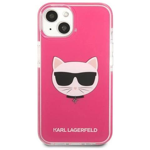 Custodia Karl Lagerfeld Choupette Head Per Iphone 13 - Fucsia - Foto 1